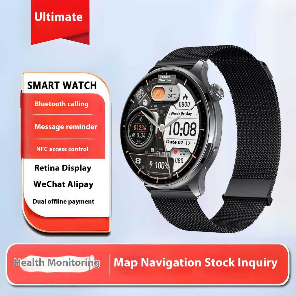 Allround Smartwatch – Für Alltag, Freizeit & Sport – Wasserdicht & robust