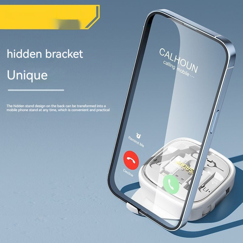 Multi-Kabel Ladebox – Flexibles 0,5–1m Kabel mit Lightning, Type-C, OTG & Micro-USB