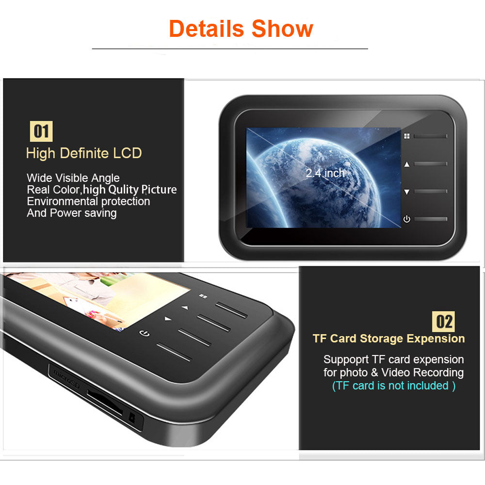 Smarter Türspion – Klare Sicht mit Kamera & Display