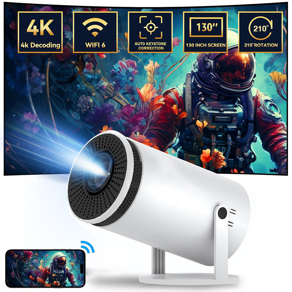Home HD Projektor Bluetooth Tragbare Mini 4K Heimkino Projektor