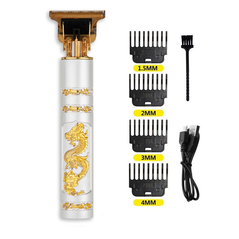 Profi-Haarschneider – Vintage Design, Edelstahlgehäuse, Leiser Brushless Motor