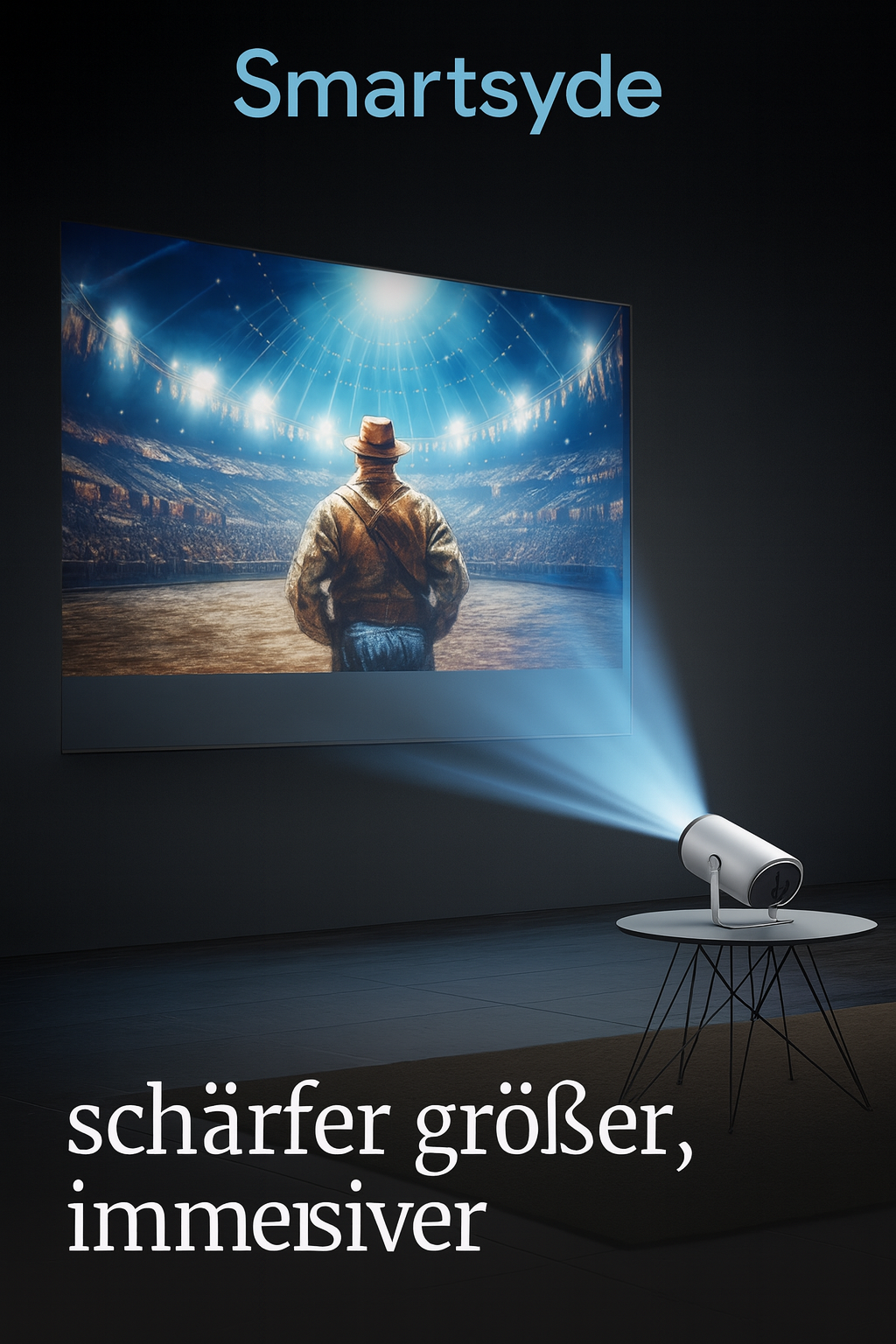 Home HD Projektor Bluetooth Tragbare Mini 4K Heimkino Projektor