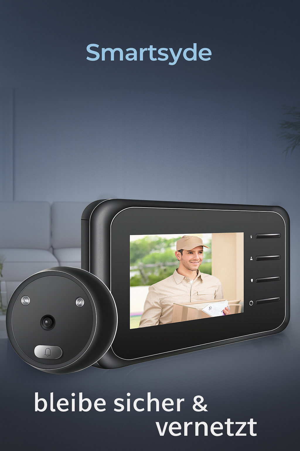 Smarter Türspion – Klare Sicht mit Kamera & Display