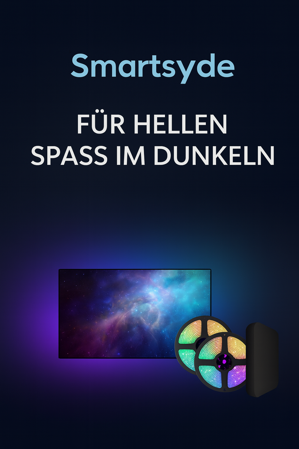 LED Light Strip – Smarte RGB Hintergrundbeleuchtung für TV, Gaming & Wohnzimmer (3,4m/3,8m/4,2m)