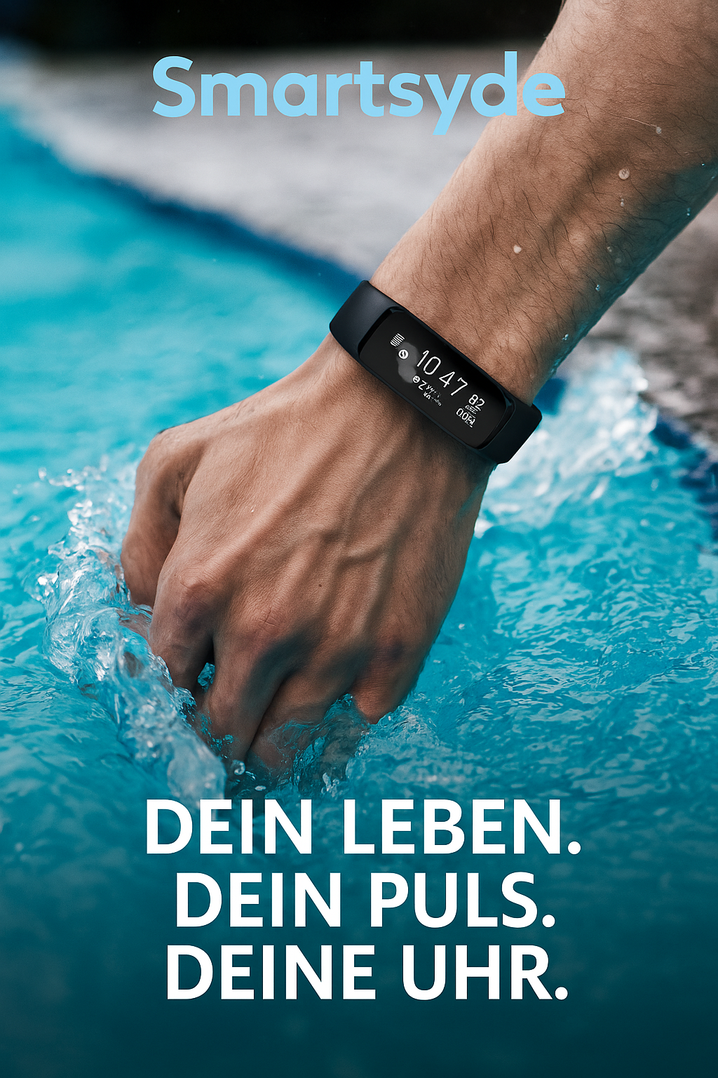 Smartwatch Damen & Herren – Wasserdichte Fitness Uhr mit Pulsmesser & Bluetooth 5.0