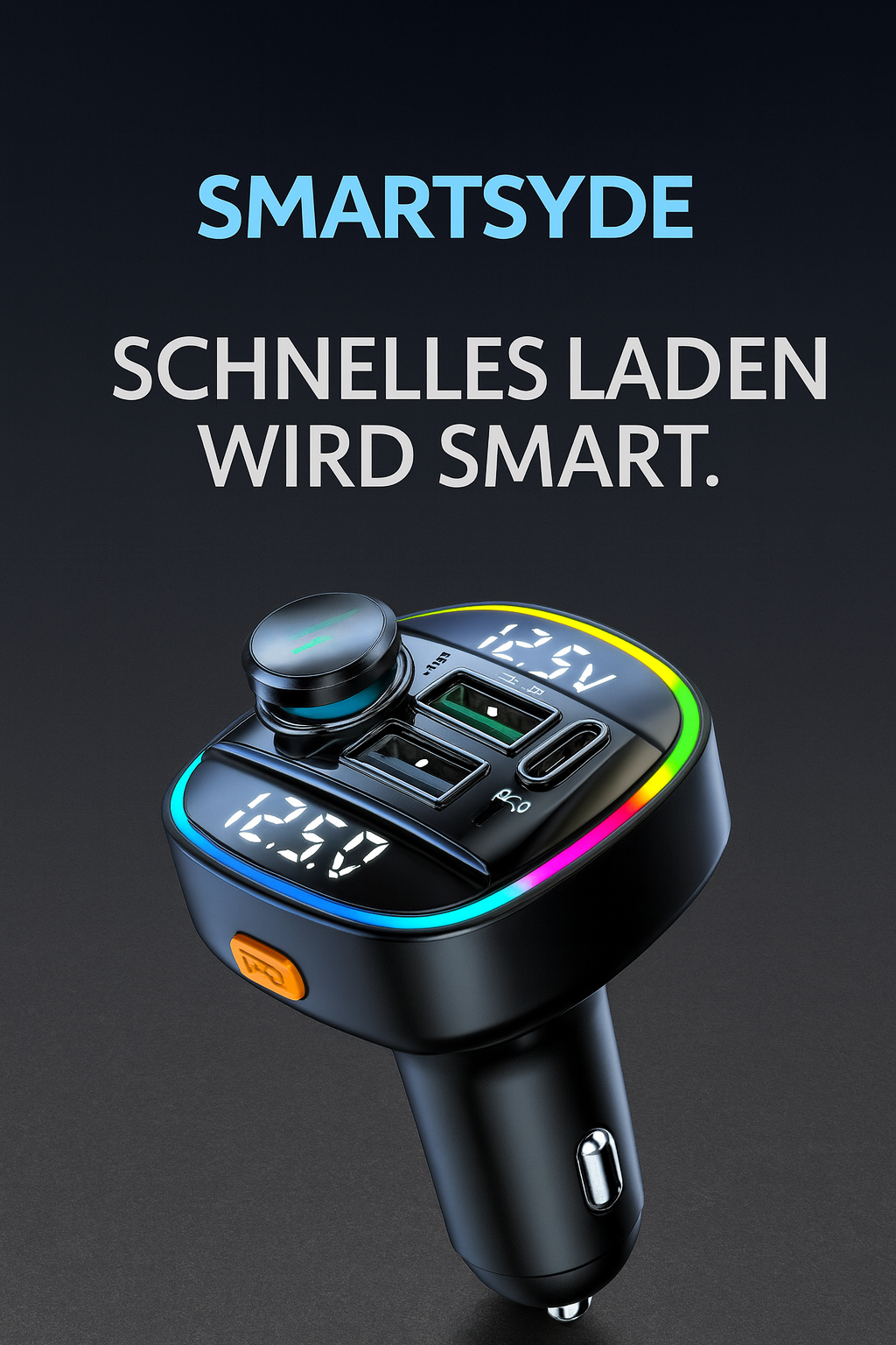 Bluetooth FM Transmitter – Freisprechanlage, Musik & Schnellladen fürs Auto