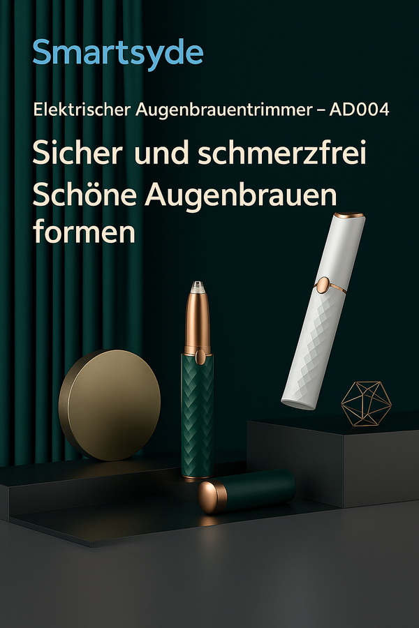 Smartsyde™ Augenbrauentrimmer – Elektrisch, Schmerzfrei & Präzise mit LED-Licht