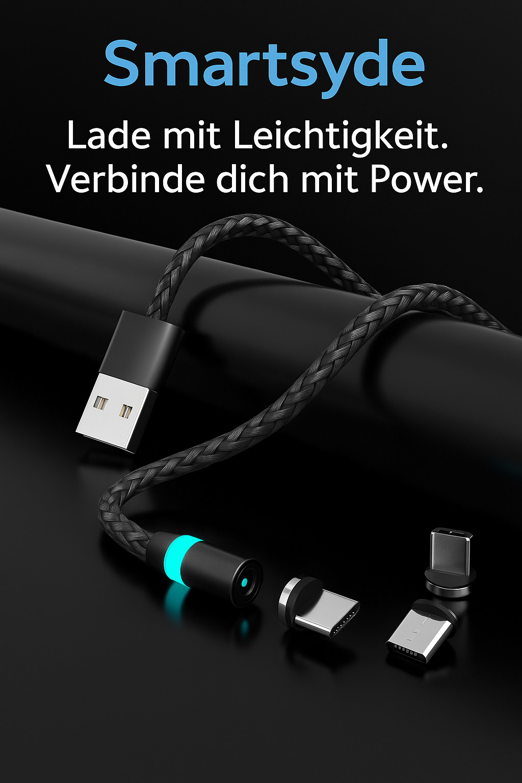 Magnetisches Datenkabel Breathe Light Magnetisches Handy-Ladekabel