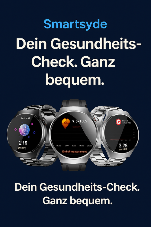 Allround Smartwatch – Für Alltag, Freizeit & Sport – Wasserdicht & robust