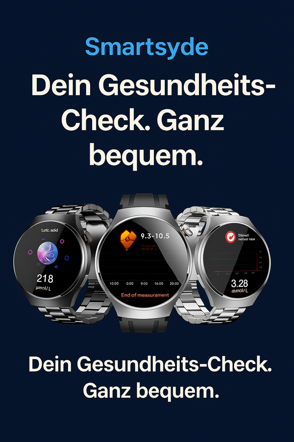Allround Smartwatch – Für Alltag, Freizeit & Sport – Wasserdicht & robust
