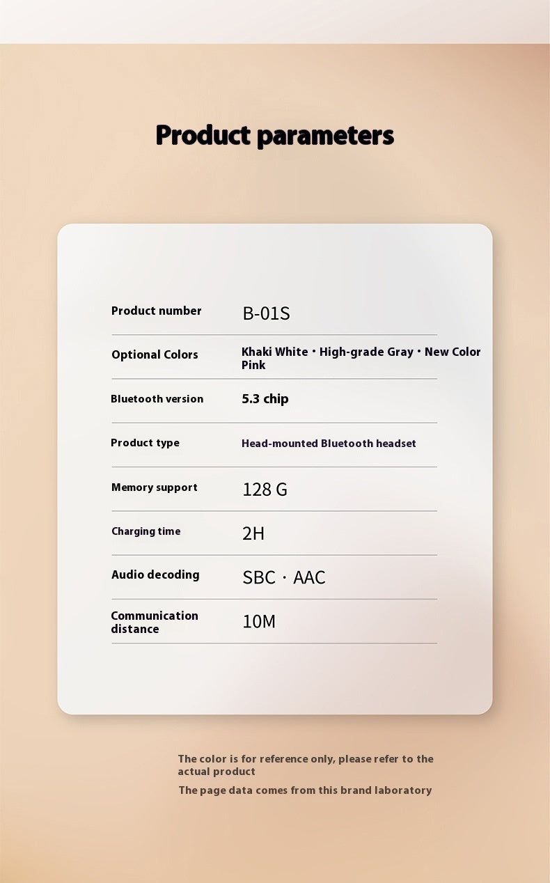 Bluetooth Kopfhörer – Over-Ear Design, Ultra-Laufzeit, Trend-Style